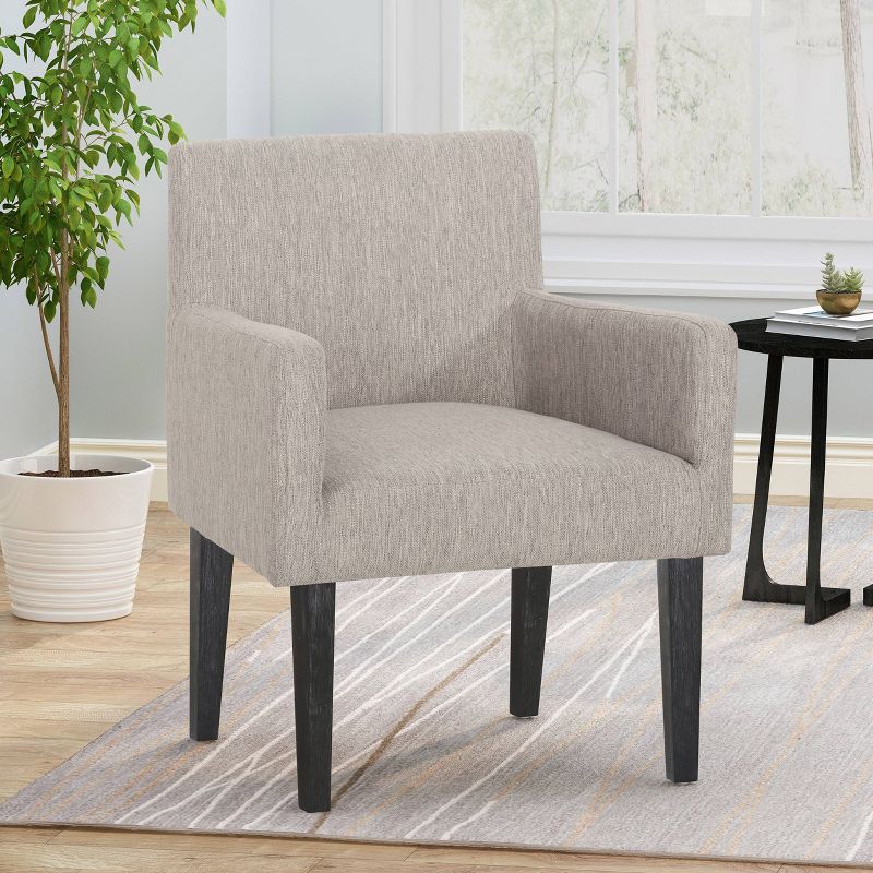 McClure Contemporary Upholstered Armchair - Christopher Knight Home, 3 of 7