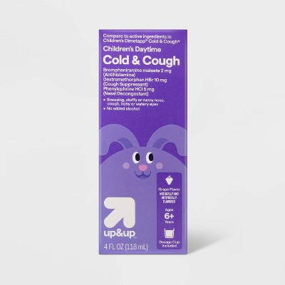 Children's Multi-Symptom Daytime Cough/Cold Relief - Grape - 4 fl oz - up&up™