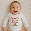 Everyday Kids Christmas Collection Santa’s Little Helper Baby Onesie – Festive Elf Boots & Gift Graphic Bodysuit - 3 of 4