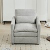 KTMBDW Sofa Accent Chair, 31" Reading Chair with Double Plush Cushion,  Accent Chairs Comfy Single Chairs for Living Room, Bedroom - 3 of 4