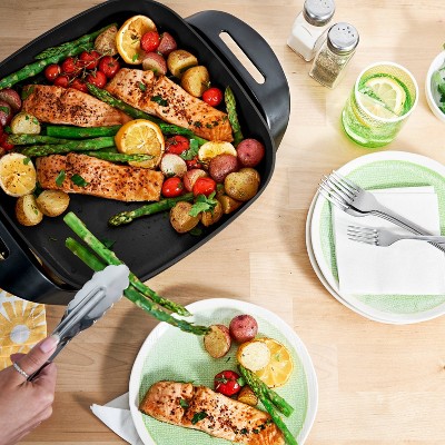 KitchenSmith by Bella 11x 11 Electric Skillet❗MAY HAVE MISSING PIECES/NEEDS CLEANING ❗