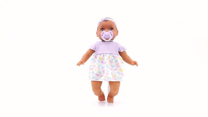 Perfectly Cute 14&#34; Girl Baby Doll - Light Brown Hair, Brown Eyes, 2 of 10, play video