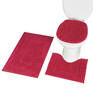 Collections Etc 3pc Everyday Bathroom Set - 1 of 3