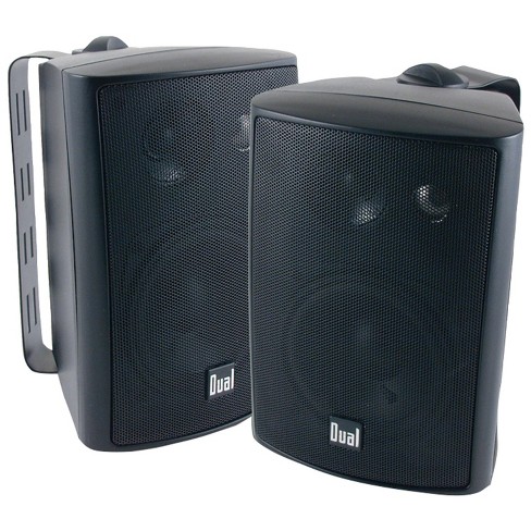 Dor Teleurstelling dood Dual Lu47pb 4 3-way Indoor/outdoor Speakers (black) : Target