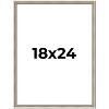 PosterPalooza | Classic Modern Silver Picture Frame - UV Acrylic, Foam Board Backing, Hanging Hardware - 2 of 4