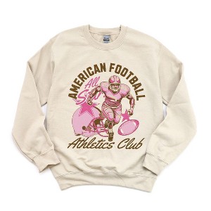 Simply Sage Market Women's Graphic Sweatshirt American Football Athletics Club - 1 of 4