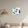 Art Remedy Still Violas Blue Abstract Wall Art Unframed - 2 of 4
