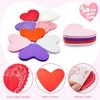 Joyfy 126+ Pcs Valentines Day Craft Gift Set with 100 Heart Doilies, 24 Pcs Foam Hearts & 2 Bags of Foam Heart Stickers for Kids - 3 of 4
