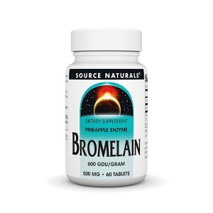 Bromelain 500mg by Source Naturals, Inc.  -  60 Tablet - 1 of 3