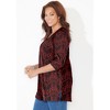 Catherines Easy Fit 3/4-Sleeve Scoopneck Tunic - 3 of 4