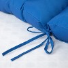ARTPLAN Seat/Back Outdoor Chair Cushion,Set of 4 Patio Chair Cushion with Tie,Tufted Replacement for Patio Furniture,40x20x4 Inches,4 Count - 3 of 4
