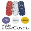 Trademark Poker Table Topper - Foldable Texas Hold 'Em Set with 300 Poker Chips, 2 Decks of Cards and Carry Case - 3 of 4