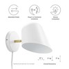 Modway Briana Wall Sconce – Swivel Design, Modern Metal Accent Light - 2 of 4