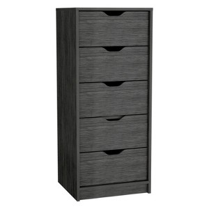 NicBex 5 Drawers Tall Dresserr for Bedroom,Modern Style Wooden Drawers with Free Handle,Dressers for Kids Room,Living Room,Entry and Hallway - 1 of 4