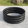 Lyngins Raised Garden Beds Outdoor, Round Galvanized Metal Planter Box & Fire Ring, Open Bottom, Outdoor Planter for Vegetables/Bonfiresv - 2 of 4