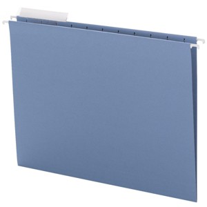 Smead Hanging File Folder with Tab, 1/3-Cut Adjustable Tab, Letter Size, 25 per Box - 1 of 4