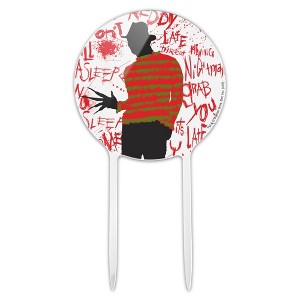 A Nightmare On Elm Street Freddy Acrylic Cake Topper - 1 of 4