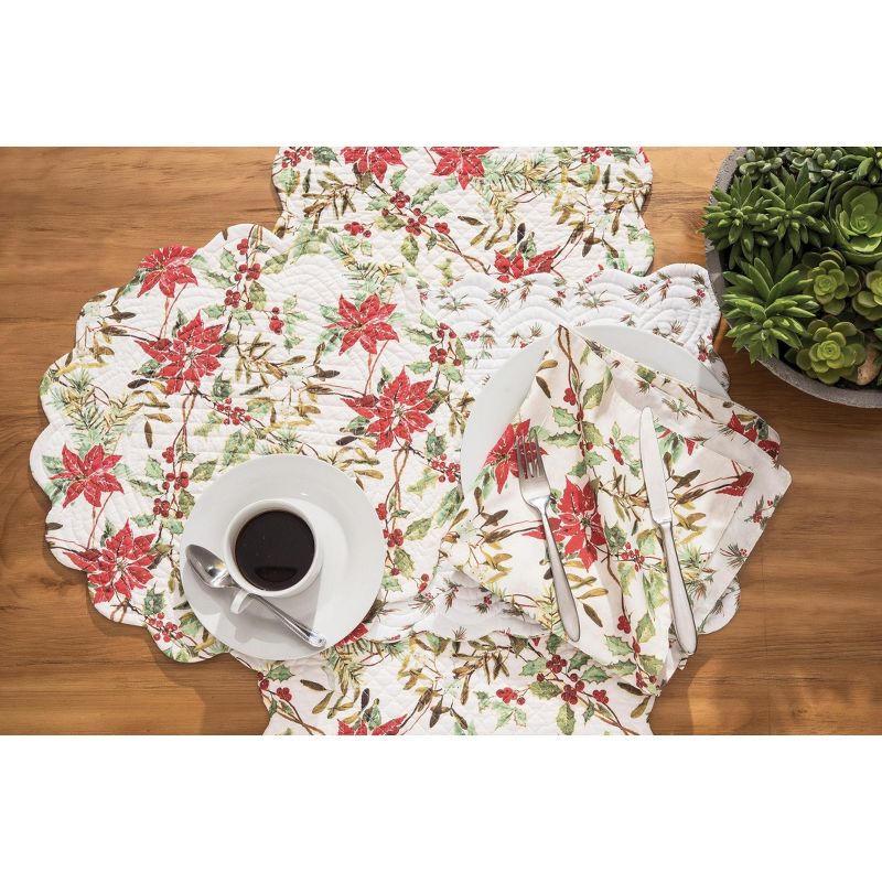 C&F Home Eve Round Placemat Set of 6, 5 of 7