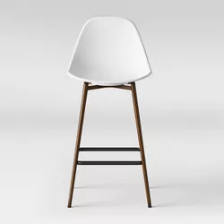 Copley Plastic Counter Height Barstool White - Project 62™