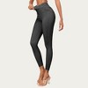 Anna-Kaci Women’s High Waist Denim Look Leggings with Smooth Stretch Fabric Faux Pocket Details and Sleek Contoured Fit - 3 of 4
