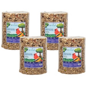 JCS Wildlife No Mess, No Waste Fruit Blend Premium Bird Seed Large Cylinder, 4.5 lb - 1 of 2