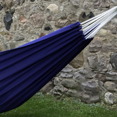 Royal Blue Polyester Brazilian Double Hammock