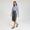 Women's Front Slit Pencil Skirt - A New Day™ - 2 of 4
