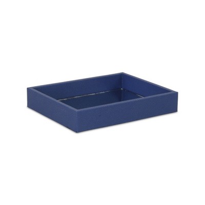 Cheung's Labai Mini Shagreen Mirror Tray Navy Blue