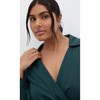 Women's Plus Size Genevieve Dress - hunter green | CITY CHIC - 2 of 4