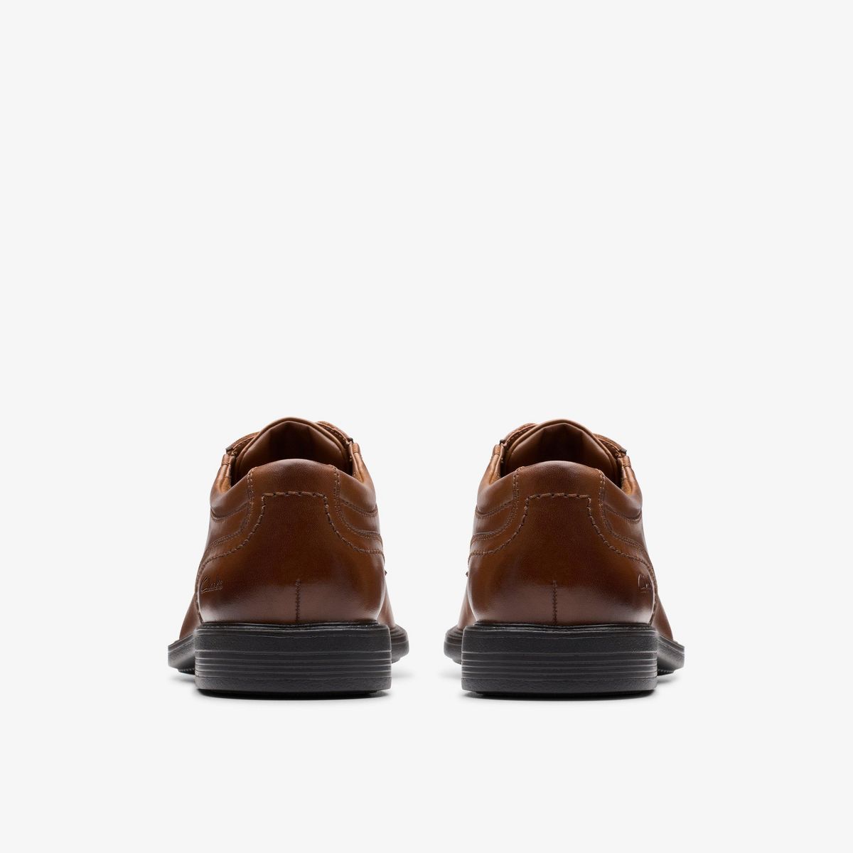 Clarks Mens Dresslite Cap Tan Leather Shoes - thumbnail 6