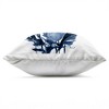Stupell Industries Indigo Peonies & Dragonflies Outdoor Decorative Throw Pillow, 18 x 18 - 2 of 3