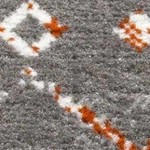 charcoal, light gray, burnt orange, medium gray