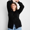 Women's Long Sleeve Nipped Waist Cardigan - Future Collective - 3 of 3