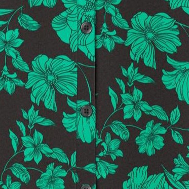 green outlined bloom