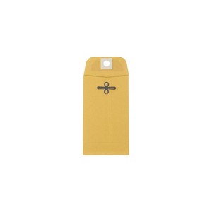 LUX #3 Coin Clasp Envelope 250/Pack 32lb. Brown Kraft (WS-5472-250) - 1 of 2