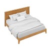 Galano King Tiena Lencia Bed with Headboard – Amber Walnut - 4 of 4