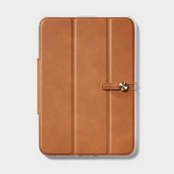 Apple iPad Mini Folio Faux Leather Case - heyday™ Brown