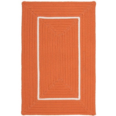Colonial Mills Doodle Edge FY22 Sample Swatch Area Rug, 14" x 17", Orange