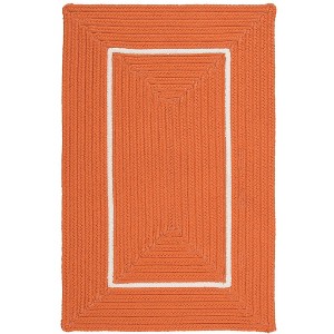 Colonial Mills Doodle Edge FY22 Sample Swatch Area Rug, 14" x 17", Orange - 1 of 1