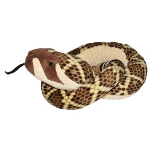 Wild Republic Plush Snake  Western Diamondback Rattlesnake Stuffed Animal, 54 Inches - 1 of 1