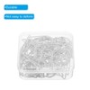 Unique Bargains Drop-Shaped Metal Prevent Tearing Pages Home Office Paper Clip 50 Pcs - 4 of 4
