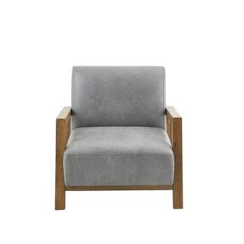 Ink+Ivy Easton Low Profile Accent Chair Gray