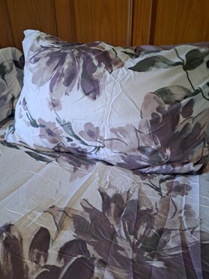 Madison Park Robin Floral Comforter Bedding Set With Bed Sheets Mauve :  Target