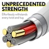 Overtime Wall and Car Charger Kit with Two (2) Apple MFI Certified 10ft Charging Cables for Apple iPhone/iPad Lightning Devices, White - 3 of 4