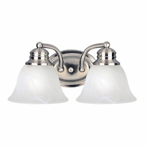 Maxim Lighting Malaga 2 - Light Vanity in  Satin Nickel - 1 of 2