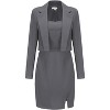 EXLURA Women's Professional Business Lightweight Blazer Dress Suit Sets 2 Piece Work Office Fashion Outfits - 2 of 4