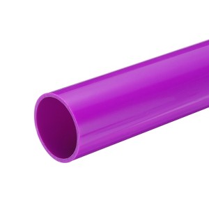 Unique Bargains Water Plumb DIY Crafts High Impact Rigid Round Pipes 8" Length - 1 of 4