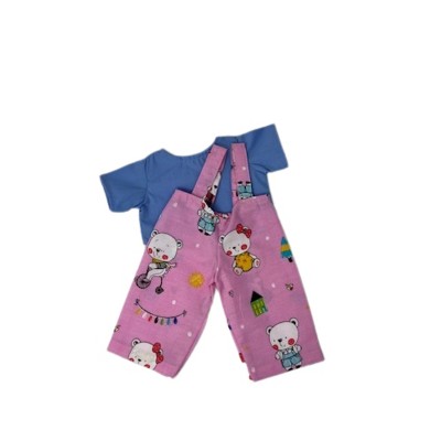 Doll Clothes Superstore Handmade Bear Overalls Fits 14-15 Inch Baby Dolls