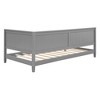 PAGED Twin Size Daybed Modern Simple Wooden Bed Frame with Headboard and Side Panel for Bedroom, Living Room - 3 of 4