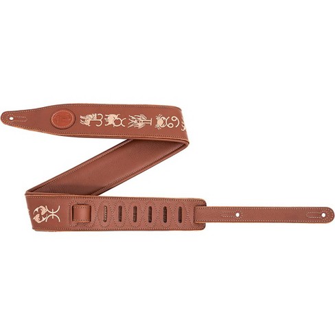 Leather Embroidered Strap
